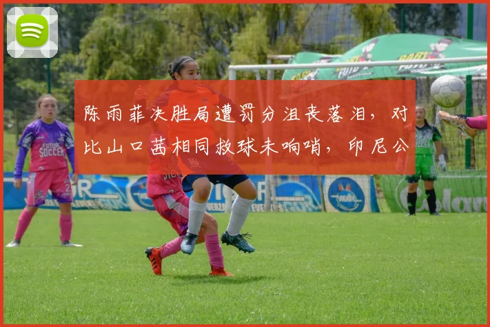 陈雨菲决胜局遭罚分沮丧落泪，对比山口茜相同救球未响哨，印尼公开赛再引声讨
